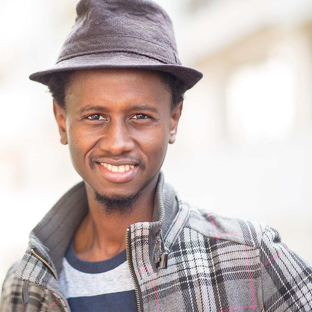 Portrait d'Hakim Bah