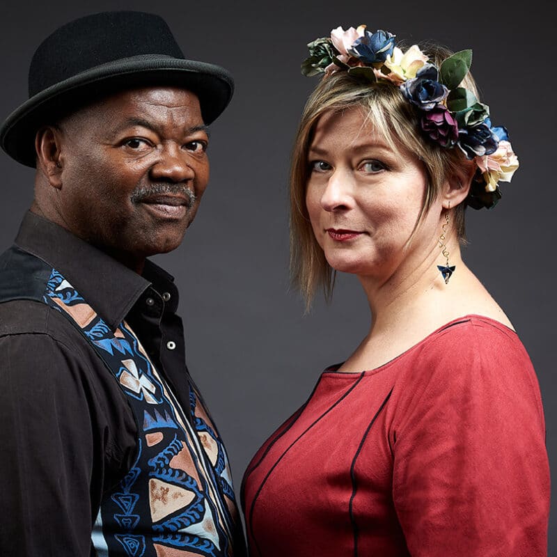 Portrait de Serge Tamas (à gauche) et Magda Lena Gorska (à droite)
