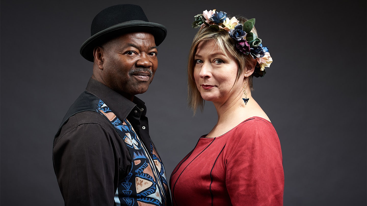 Portrait de Serge Tamas (à gauche) et Magda Lena Gorska (à droite)