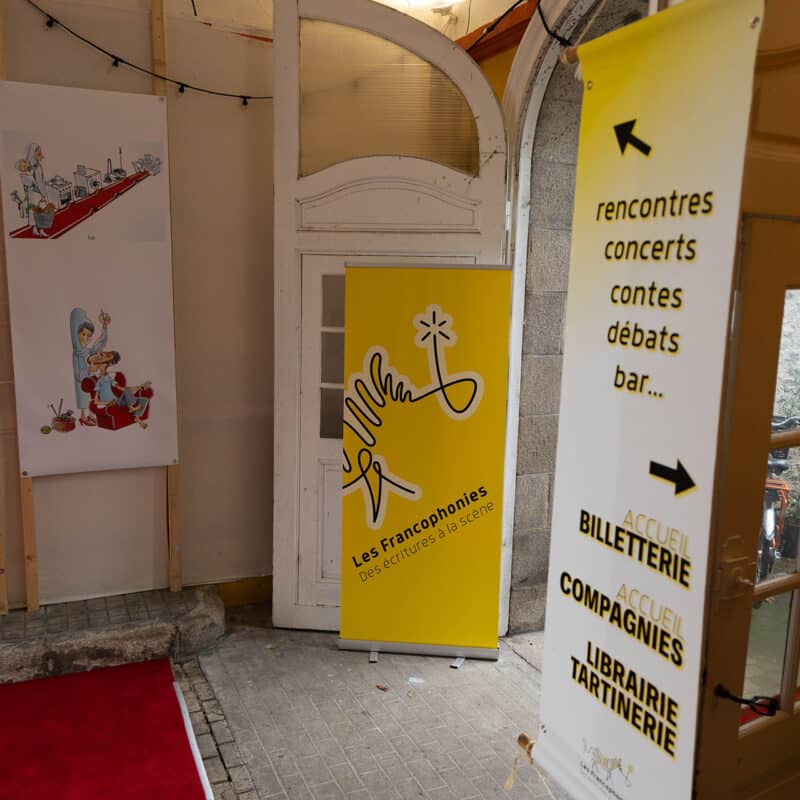 Vernissage de Rouge Tapis à la Maison des Francophonies